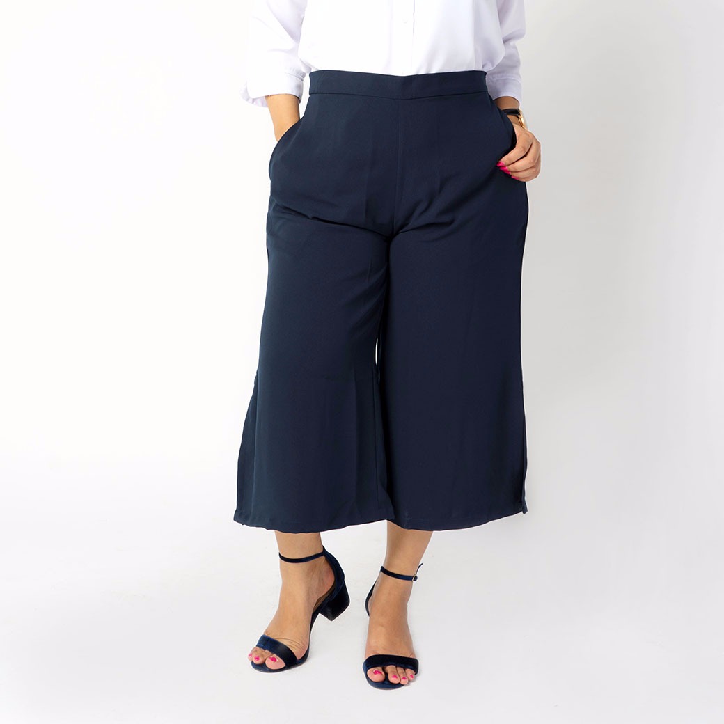 Jenica Cullote Pant Navy Fashion Big Size